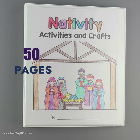 Preschool Nativity Activity Pack – Non-Toy Gifts