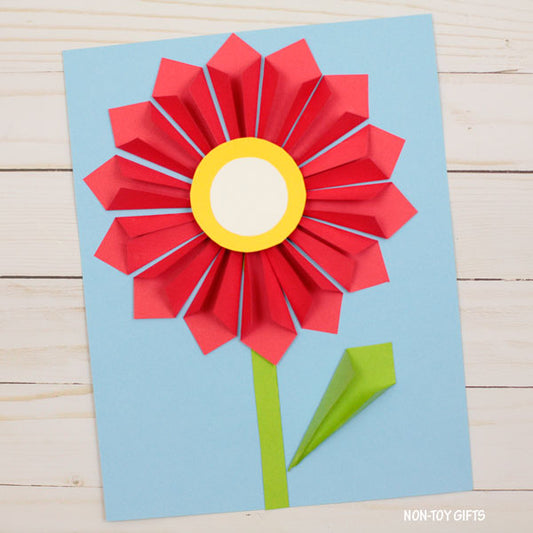 3D Flower Craft for Spring or Mother's Day