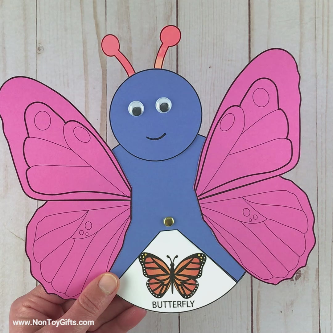 Butterfly Life Cycle Craft And Activity – Non-Toy Gifts