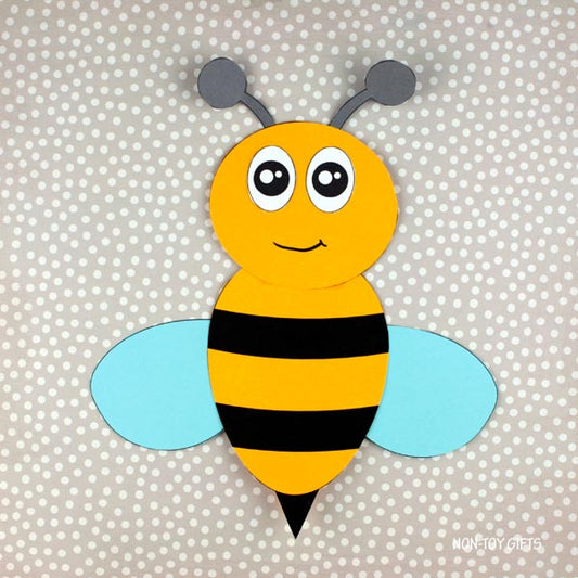 Bee Craft - Paper Insect Craft for Spring and Summer