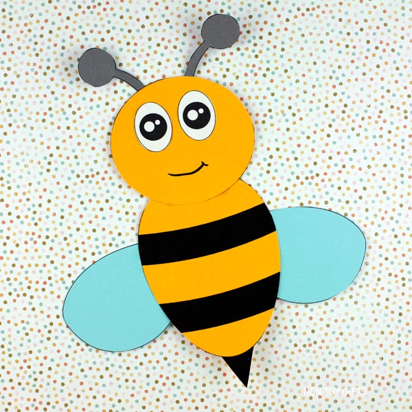 Bee Craft - Paper Insect Craft for Spring and Summer