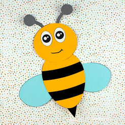 Bee Craft - Paper Insect Craft for Spring and Summer – Non-Toy Gifts