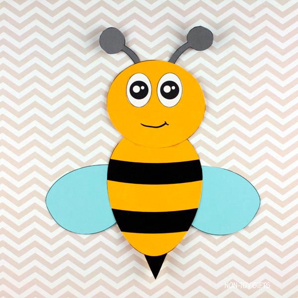 Bee Craft - Paper Insect Craft for Spring and Summer