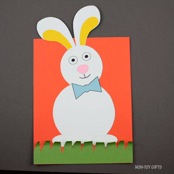 Bunny In The Grass Craft for Spring and Easter