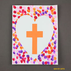 Cross Craft - Easter Religious Art Project - Bible Art Activity – Non 