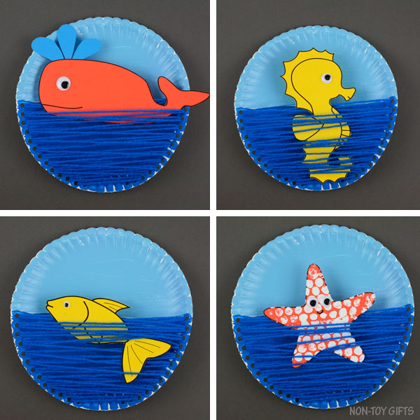 Paper Plate Ocean Craft