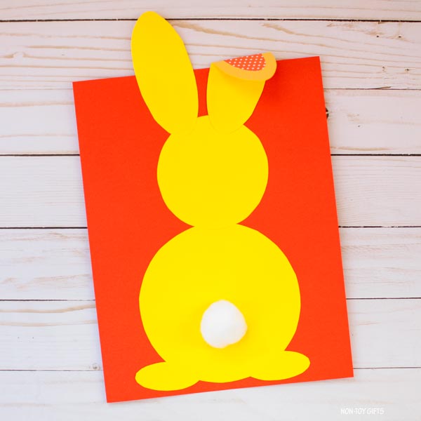 Bunny Craft - Shape Bunny Craft for Easter or Spring