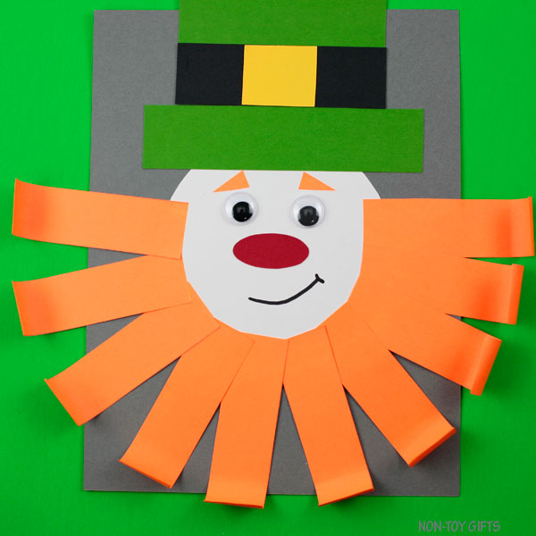 Shape Leprechaun Craft - St. Patrick's Day Craft for Kids