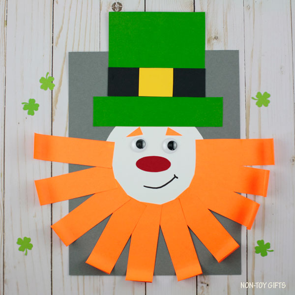 Shape Leprechaun Craft - St. Patrick's Day Craft for Kids
