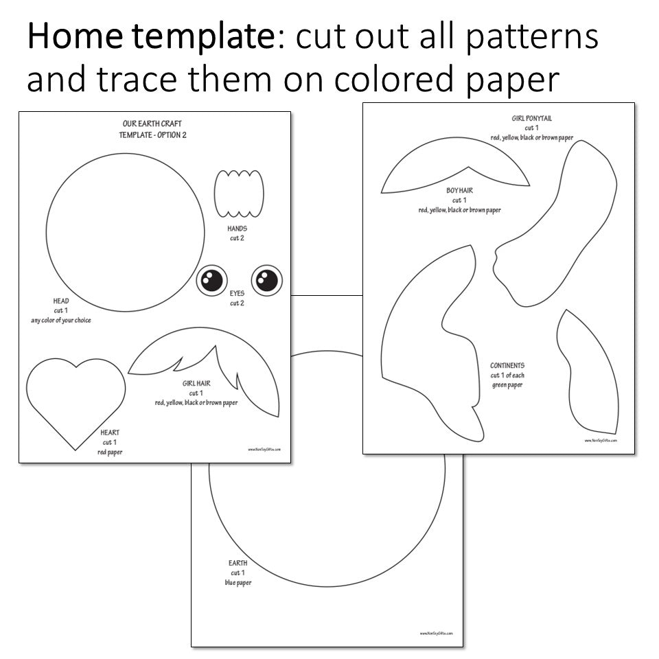 Our Earth Craft - Easy Paper Earth Day Craft for Kids