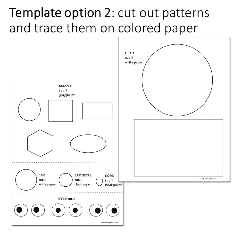 Winter Polar Bear Craft - Shape Craft