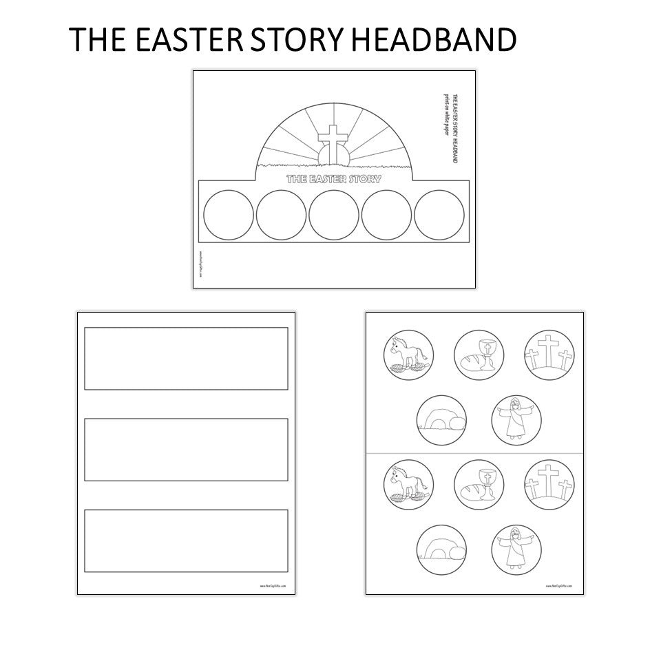 The Easter Story 4 Crafts - Religious Easter Crafts for Kids