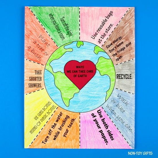 15 Earth Day Crafts: Paper Hats, Decorations, Coloring Crafts and more ...